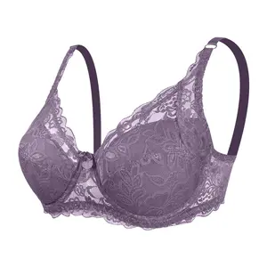 Nouveau soutien-gorge traditionnel en dentelle à armatures femme Type de réglage sous-vêtements en gros filles soutien-gorge dentelle dames soutien-gorge et sous-vêtements grande taille