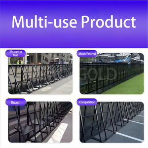 Pannello Barriera in Acciaio con Rivestimento in Polvere Resistente ai Graffi e agli Agenti Atmosferici per Applicazioni Esterne e Controllo della Folla - Product Image 2