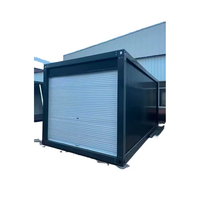 Garage modulaire en acier à pliage facile, conteneur mobile, maison préfabriquée, hôtel extérieur portable
