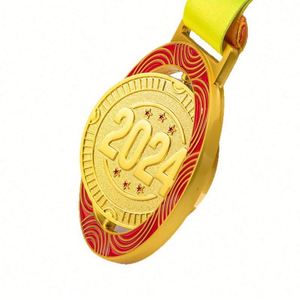 Medalla de Premio con Cinta Esmaltada y Baño de Oro, con Diseño Personalizado - Product Image 4