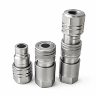Nouvelle vanne de déconnexion rapide à face plate en acier au carbone NaiWo Ios16028 FFN 1/4 pouce pour excavatrice, garantie 1 an