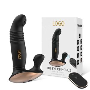 リモコン6モード肛門バイブレーター前立腺マッサージ器シリコン製アナルセックストイ男性用 - Product Image 1