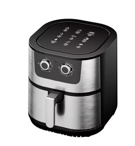 Freidora de Aire Moderna de Acero Inoxidable Cuadrada de 10L, Máquina para Papas Fritas sin Aceite, Horno Freidora Eléctrico Multifunción - Product Image 5