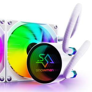 Người Tuyết Mới Nhất 240Mm Làm Mát Chất Lỏng Giá Tốt Nhất Nước Làm Mát CPU Với Argb Màu <span class=keywords><strong>Fan</strong></span> Cho Máy Tính Làm Mát Chất Lỏng - Product Image 4