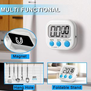 Temporizador de Cocina Digital Magnético con Alarma Fuerte, Función de Memoria y Soporte Retráctil con Botones ST/SP - Product Image 3