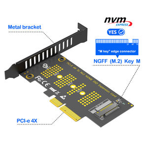 <span class=keywords><strong>M</strong></span>.2 محول من ssssme إلى PCI-E بطاقة توسيع gff <span class=keywords><strong>M</strong></span>.2 مفتاح <span class=keywords><strong>M</strong></span> NVME SSD إلى بطاقة توسيع PCI-E 4X متوافقة - Product Image 2
