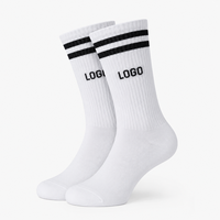 Fabricant de chaussettes de sport personnalisées OEM, chaussettes de fitness, chaussettes mi-mollet, logo personnalisé, design couleur, chaussettes athlétiques