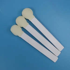 30mm Disposable White PP Stick Medical Sponge Foam Swab Applicator