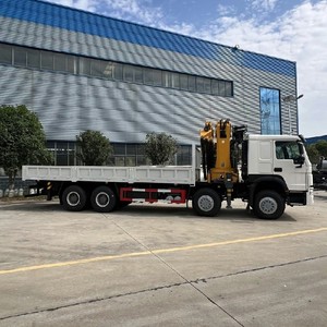 Camion grue à bras articulé HOWO 8x4 de 16 tonnes à prix d'usine pour la vente - Product Image 5