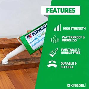 Adhésif polymère MS haute résistance Kingdeli HY993 pour la construction lourde, le travail du bois et le collage dans le transport - Product Image 2