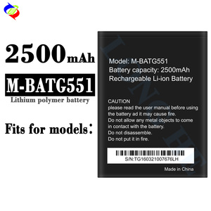 Batería de Iones de Litio de 3.8V 2500mAh al por Mayor, Batería Original para Teléfono Móvil M-BATG551 para Mediacom - Product Image 2