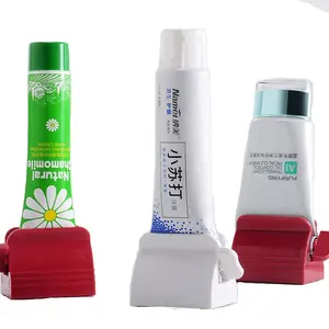 Groothandel Plastic Tandpasta Houder Dispenser Reizen Naar Huis Handmatige Tandpasta Squeezer
