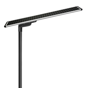Đèn đường năng lượng mặt trời tất cả trong một 100W chất lượng cao với bảng điều khiển mờ động biểu tượng tùy chỉnh độ ổn định cao-cho các khu vườn và đường - Product Image 1