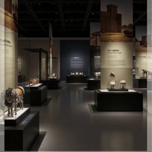 <span class=keywords><strong>Vitrine</strong></span> minimaliste en acier et verre pour objets culturels, production sur mesure - Product Image 5