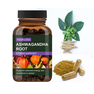 OEM Herbal <strong>Supplements</strong>: Ashwagandha Ayurvedic Extract Powder 1%-10% &amp; Ashwagandha Root Extract Capsules 500mg - 60 Caps/Bottle - Product Image 6