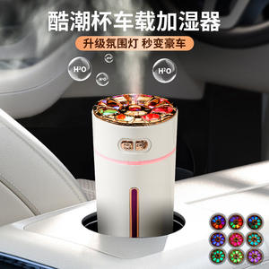 Diffuseur d'arômes miniature USB pour voiture, humidificateur transfrontalier, pour utilisation en véhicule avec fonction de minuterie de 2 à 8 heures - Product Image 5