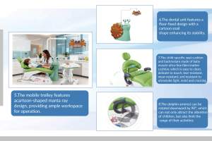 Poltrona Odontoiatrica per Bambini di Alta Qualità, Strumenti Dentistici a Basso Rumore - Product Image 6