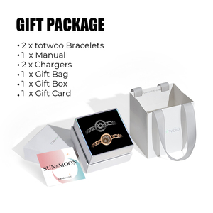 Totwoo Sun & <span class=keywords><strong>Moon</strong></span> Figaro Ketting Mode Smart Sieraden Lange Afstand Touch Armbanden Voor Koppels Pairing Sieraden Bluetooth - Product Image 6