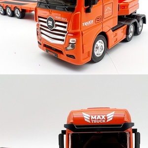 SJY-1730 1/50 Simulation Semi-remorque en alliage, camion tracteur, véhicule jouet moulé sous pression, modèle de camion à 12 roues pour garçons, cadeau pour enfants - Product Image 5