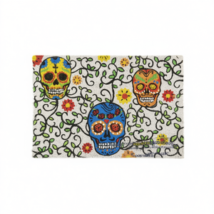 Tappeto per porta Excelsa Calavera 60x40 cm, tappeto decorativo per ingresso in fibra di cocco multicolore - Product Image 3