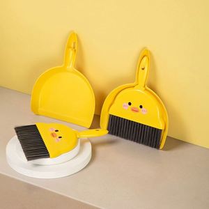 Mini Hand Broom and Dustpan Set Small Dust Pans with Brush Set Cleaning Tool for Desk Car Home - Product Image 2