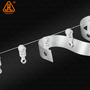 Rail de <span class=keywords><strong>rideau</strong></span> <span class=keywords><strong>électrique</strong></span> coureur en plastique drapé blanc <span class=keywords><strong>rideau</strong></span> crochet planeur coureur pour nouveau <span class=keywords><strong>Somfy</strong></span> piste piste <span class=keywords><strong>rideau</strong></span> vague - Product Image 5