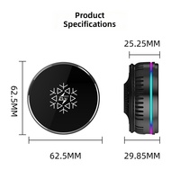 Support de chargeur de voiture magnétique sans fil OEM personnalisé 25W avec ventilateur de refroidissement en métal N52 pour tableau de bord et pare-brise à charge rapide
