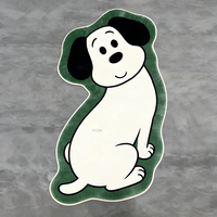 Tapis de cuisine rond antidérapant en PU imprimé sur mesure, tapis de salle de bain doux en mousse à mémoire de forme, adapté aux animaux domestiques, vente en gros