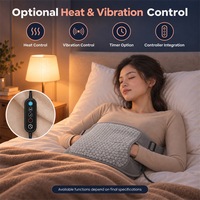 Ceinture chauffante portable alimentée par USB, température réglable, surface en peluche pour la maison, le bureau, le lit, le canapé