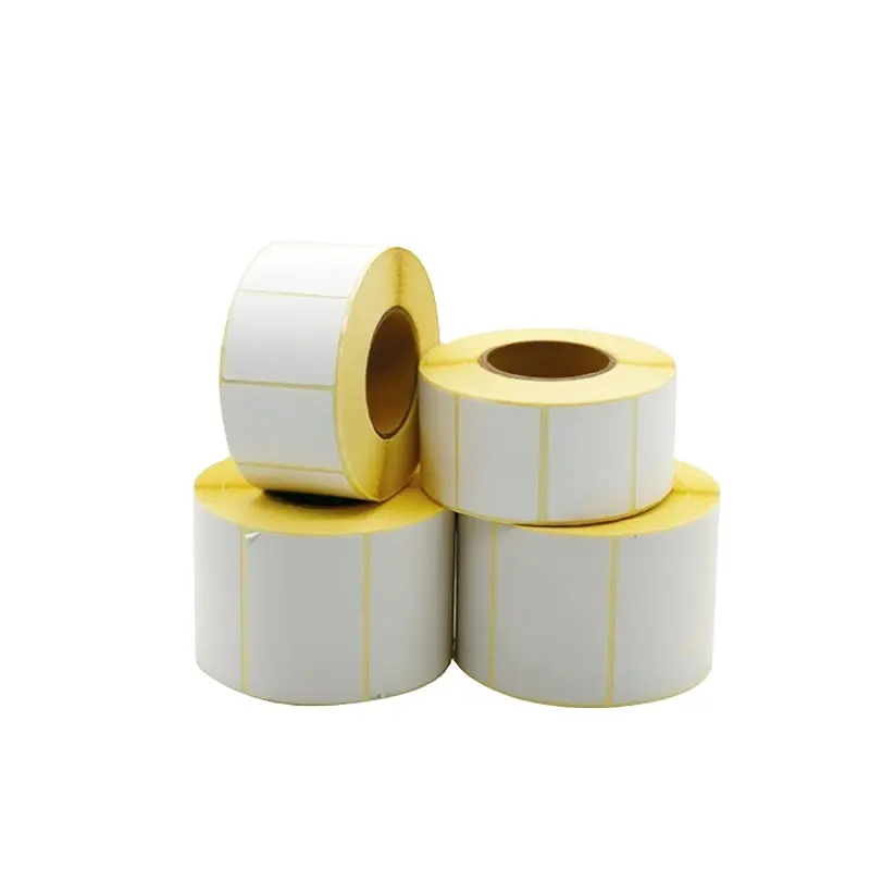 Semi-Glossl Papier China Ako Merk Voor Ptrinting Zelfklevend Thermisch Papier Rol Op Waterbasis Lijm Maat Aanpassen