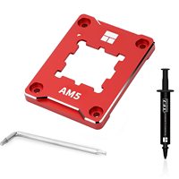 Thermalright ASF-Black RED AM5 Refroidisseur de processeur Refroidisseur de processeur Standard en aluminium Cadre de contact complet Cadre correctif anti-flexion