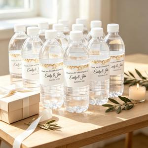 Etiquetas de Bienvenida Personalizadas, Adhesivos para Botellas de Agua para Eventos, Recuerdos de Boda, Decoración de Recepciones - Product Image 2