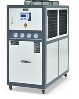 Compresseur à spirale refroidi par air à haute efficacité énergétique certifié CE, pompe de refroidissement d'eau industrielle 10HP 10 tonnes 31KW