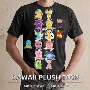 Kawaii Pokemoed плюшевые игрушки 100 Стили мягкие хлопковые куклы Пикачу капибара для детей оптом - Product Image 2