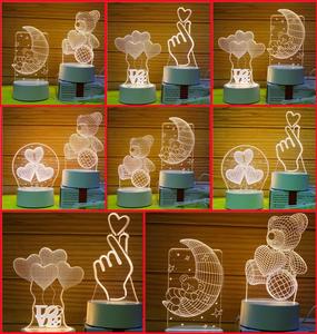 Veilleuse LED 3D Illusion Multicolore Changeante pour Chambre d'Enfant et Bébé - Thème Noël - Product Image 2