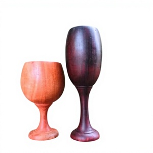 Handmade Solid Wood Eco-Friendly <b>Wine</b> Glass Drinking <b>Goblet</b> 250ml Capacity Modern Design for Home Bar Restaurant Parties - Product Image 6