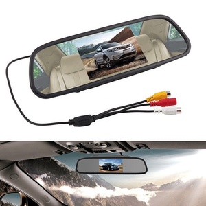 Ipposter汽车卡车5in 2ch触摸屏<span class=keywords><strong>2</strong></span>影音输入汽车倒车后视镜监视器 - Product Image 4