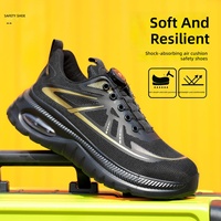 Chaussures de sécurité souples et résistantes avec coussin d'air, anti-écrasement, anti-perforation, légères et confortables