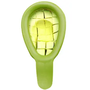 Haushalts Avocado Slicer 3 in 1 manuelle Avocado Cutter Gadget Edelstahl Küche Melone Obsts ch neider mit Kunststoff griff