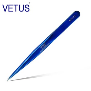 反スタティッククロス湾曲ツイザーSt-16 125mmベタスラバーティップガール型精密ツイザー - Product Image 6