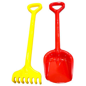 Kids <b>Beach</b> Sand Shovel and Rake Set <b>Plastic</b> Outdoor Sand Play Toy for Children - Product Image 2