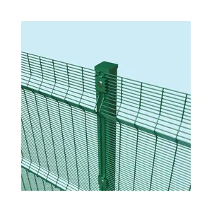 Panel pagar penjara clevu Afrika Selatan BOCN 358 jaring kawat pagar keamanan tinggi anti-mendaki