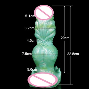 ของเล่นทางเพศรูปสัตว์ขนาดใหญ่ YOCY รุ่น Large Knot Wolf Dildo พร้อมจุกสุญญากาศสำหรับสอดใส่ทางทวารหนัก ทำจากซิลิโคน สำหรับผู้หญิงและผู้ชาย กระตุ้นช่องคลอด - Product Image 6