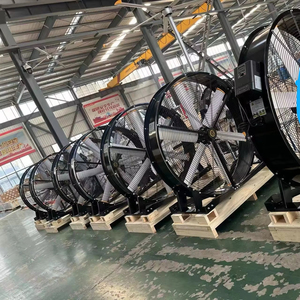 Ventilador Industrial HVLS Portátil de 2 Metros con 4 Ruedas Móviles, Gran Movilidad para Montaje en Techo, 2 Metros de Altura - Product Image 4