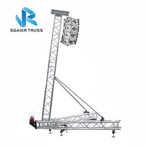 Système de support de truss pour enceintes Line Array, avec treuil à chaîne manuel, pour concerts en plein air - Product Image 2