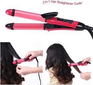 เครื่องมือจัดแต่งทรงผม 2 in 1 ที่หนีบผมไฟฟ้า เครื่องม้วนผมและยืดผม - Product Image 2