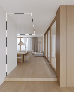 Rail lumineux LED linéaire au design minimaliste, Zigbee Tuya RGB 48V, éclairage intelligent Casambi, rail magnétique encastré pour la maison - Product Image 6