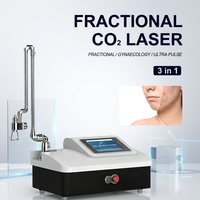 Appareil portable de resurfaçage cutané au laser CO2 fractionné pour l'élimination des cicatrices, des vergetures, des rides et de l'acné, 10600 nm, laser CO2 de bureau