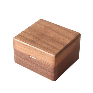 Wooden <b>Music</b> <b>Box</b> Square Eco-Friendly Hand Crank Craft Gift For Lovers Friends Colleagues - Product Image 4