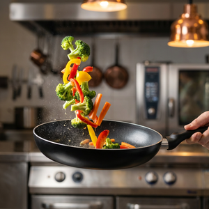 Poêle à frire de haute qualité en alliage d'aluminium multi-tailles, facile à nettoyer, antiadhésive, adaptée aux cuisinières à <span class=keywords><strong>induction</strong></span>, pour la cuisine - Product Image 3